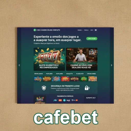 Ilustração de Interface Intuitiva do Cafebet